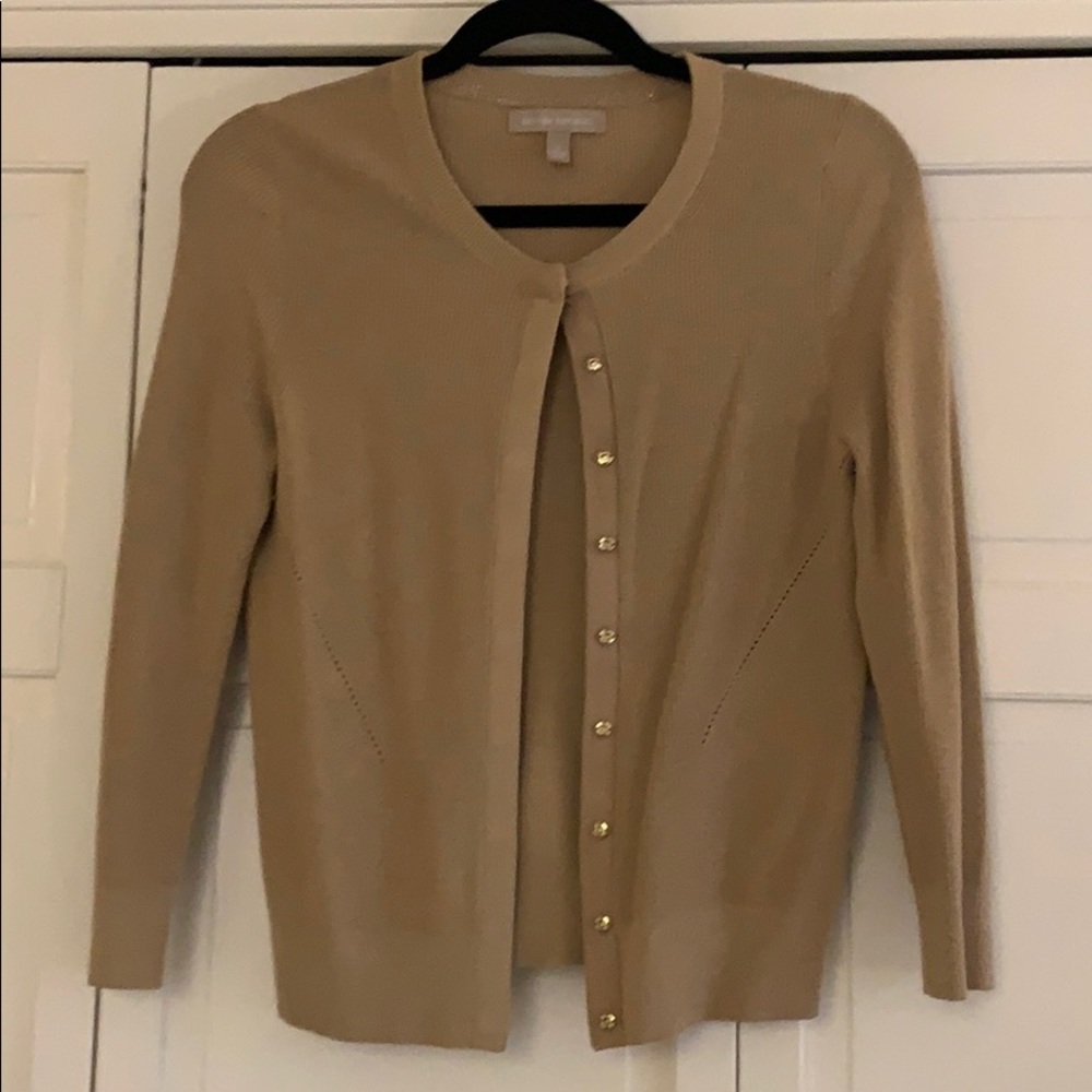 Gold banana republic cardigan